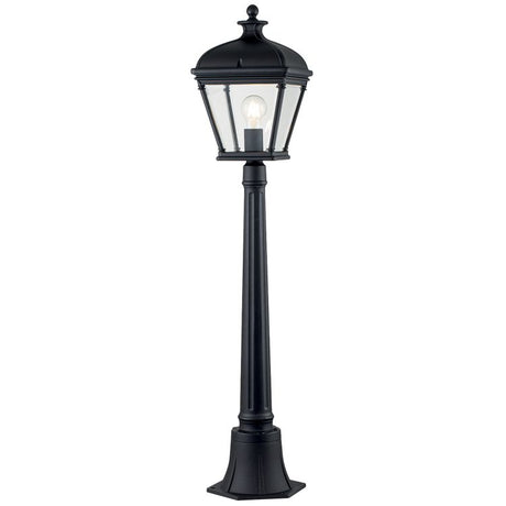Bayview 1 Light Medium Pillar Lantern Black