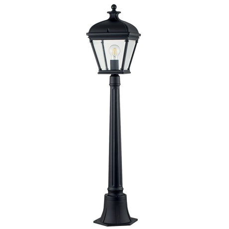 Bayview 1 Light Medium Pillar Lantern Black