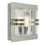 Bern 1 Light Wall Lantern - Stainless Steel With Clear Glass - Comet Lighting