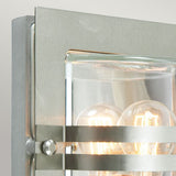 Bern 1 Light Wall Lantern - Stainless Steel With Clear Glass - Comet Lighting