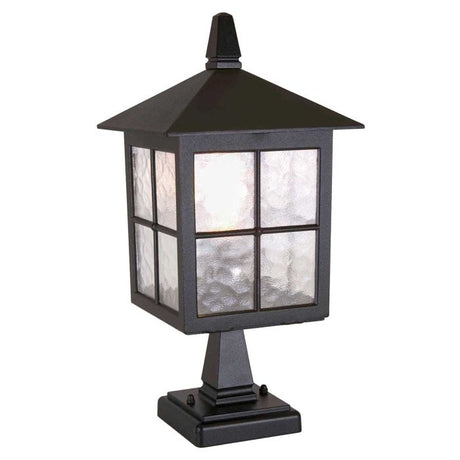 Winchester 1 Light Pedestal Lantern - Comet Lighting