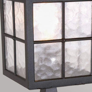 Winchester 1 Light Pedestal Lantern - Comet Lighting