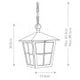 Canterbury 1 Light Grande Chain Lantern