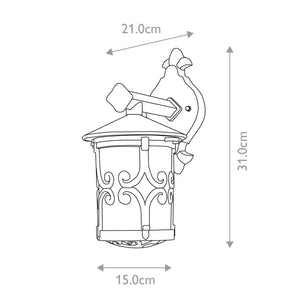 Hereford Wall Down Lantern - Comet Lighting