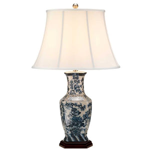 Blue Hex 1 Light Table Lamp - Comet Lighting