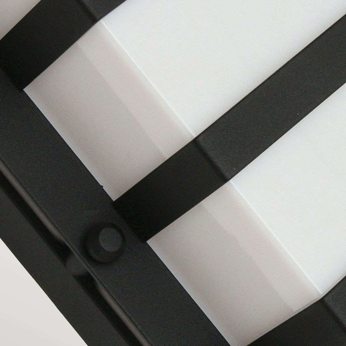 Boden 1 Light Wall Light - Black With Opal Glass - Comet Lighting