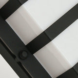 Boden 1 Light Wall Light - Black With Opal Glass - Comet Lighting