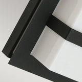 Boden 1 Light Wall Light - Black With Opal Glass - Comet Lighting