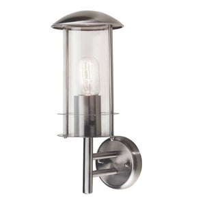 Bruges Outdoor Wall Lantern Stainless Steel - Comet Lighting