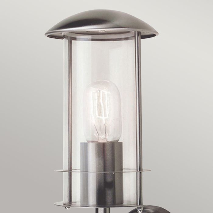 Bruges Outdoor Wall Lantern Stainless Steel - Comet Lighting