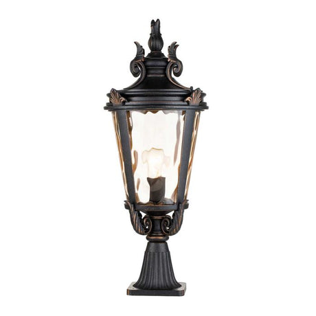 Baltimore 1 Light Large Pedestal Lantern - Comet Lighting