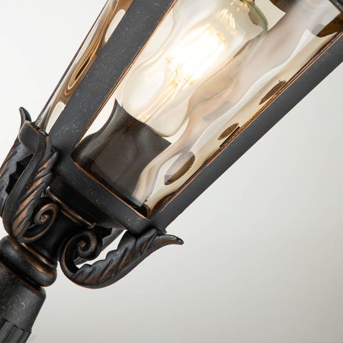 Baltimore 1 Light Medium Pedestal Lantern - Comet Lighting
