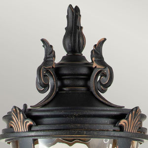 Baltimore Outdoor Medium Pillar Lantern Bronze - Comet Lighting