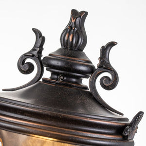 Baltimore 1 Light Medium Half Lantern - Comet Lighting