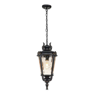 Baltimore Outdoor Chain Lantern Large Bronze - Comet Lighting