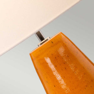 Burnt Oak 1 Light Table Lamp - Comet Lighting