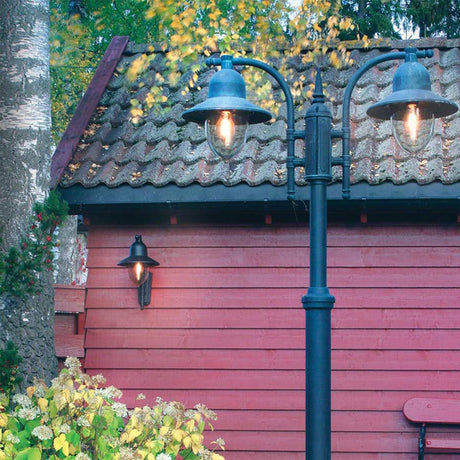 Como 1 Light Wall Lantern - Black - Comet Lighting