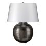 Caesar 1 Light Table Lamp - Silver