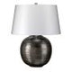 Caesar 1 Light Table Lamp - Silver