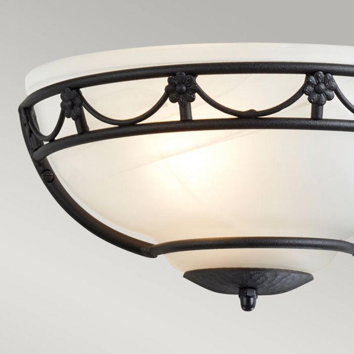 Carisbrooke 1 Light Wall Uplighter - Comet Lighting