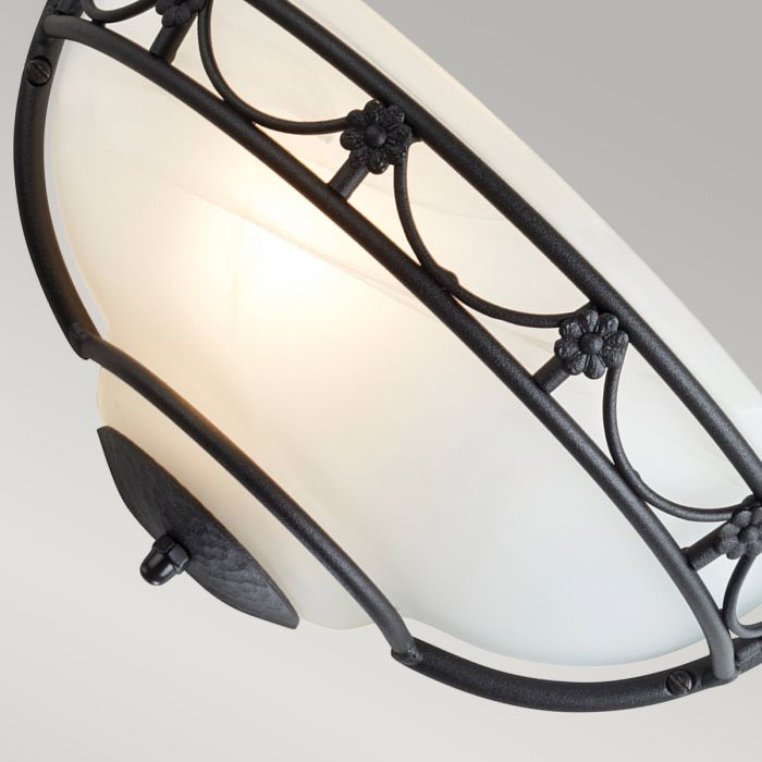 Carisbrooke 1 Light Wall Uplighter - Comet Lighting