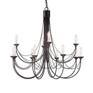 Carisbrooke 12 Light Chandelier - Comet Lighting