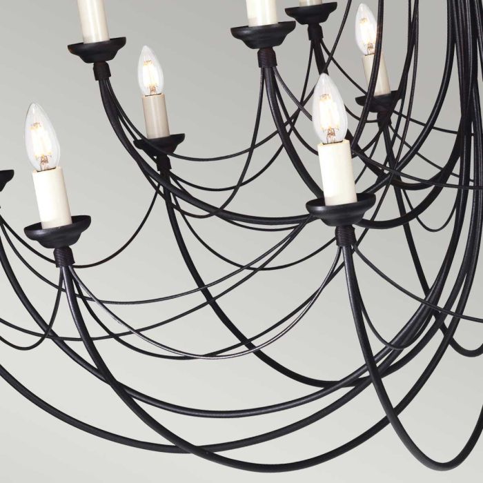 Carisbrooke 18 Light Chandelier - Comet Lighting