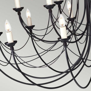 Carisbrooke 18 Light Chandelier - Comet Lighting