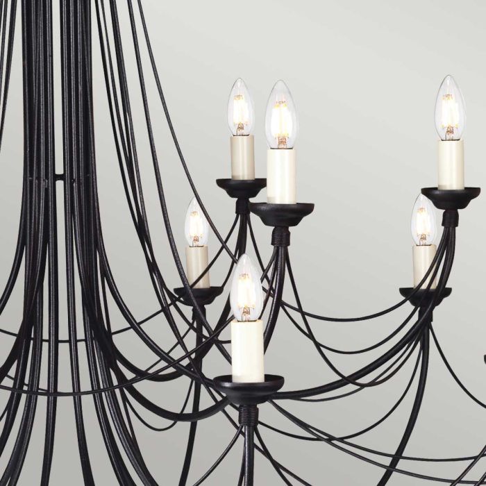 Carisbrooke 18 Light Chandelier - Comet Lighting