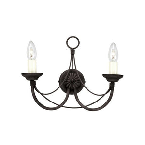 Carisbrooke 2 Light Wall Light - Comet Lighting