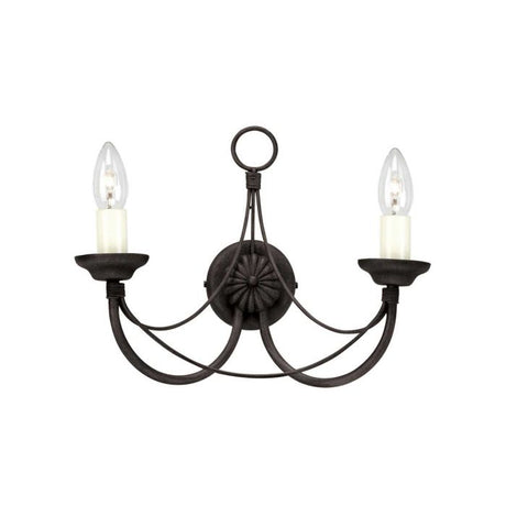Carisbrooke 2 Light Wall Light - Comet Lighting