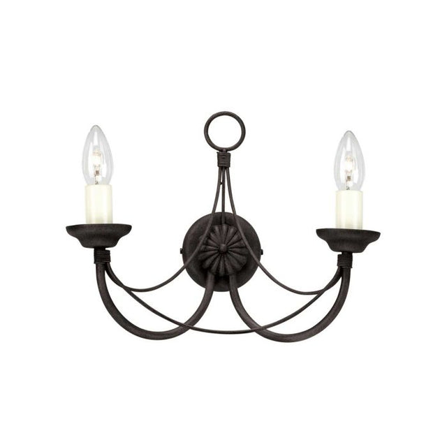 Carisbrooke 2 Light Wall Light - Comet Lighting