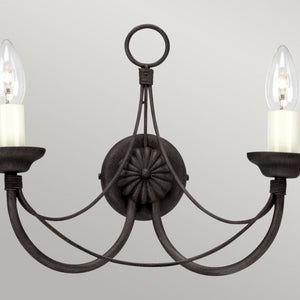 Carisbrooke 2 Light Wall Light - Comet Lighting