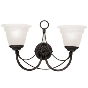 Carisbrooke 2 Light Wall Light - Comet Lighting