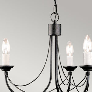 Carisbrooke 3 Light Chandelier - Comet Lighting
