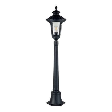 Chicago 1 Light Small Pillar Lantern Textured Black