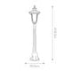 Cleveland 1 Light Small Pillar Lantern