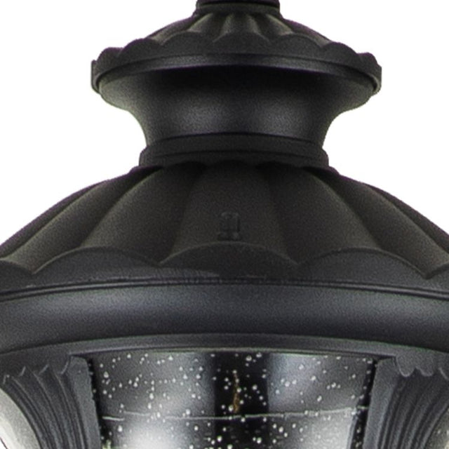 Chicago 1 Light Single Head Lamp Post Textured Black