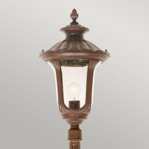 Chicago Outdoor Lamp Post Medium Bronze - Comet Lighting