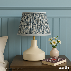 AARTIN FRANKLIN TABLE LAMP IN WHITE UNGLAZED CERAMIC (BASE ONLY)