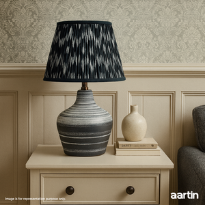 AARTIN EDEN TABLE LAMP IN CERAMIC WITH  OMBRE EFFECT (BASE ONLY)