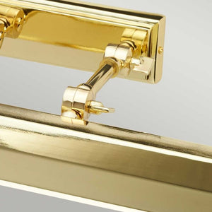 Chawton Large Picture Light - Polished Brass - Comet Lighting