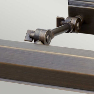 Chawton Medium Picture Light - Dark Bronze - Comet Lighting