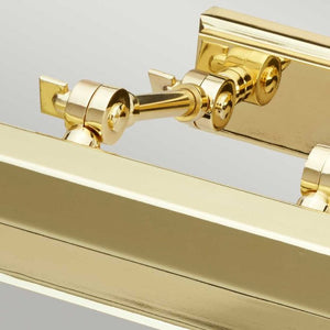 Chawton Medium Picture Light - Polished Brass - Comet Lighting