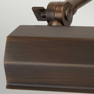 Chawton Small Picture Light - Dark Bronze - Comet Lighting