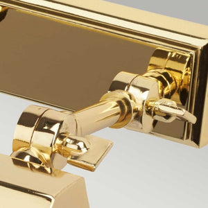 Chawton Small Picture Light - Polished Brass - Comet Lighting