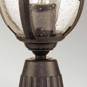 Cleveland 1 Light Small Pedestal Lantern - Comet Lighting