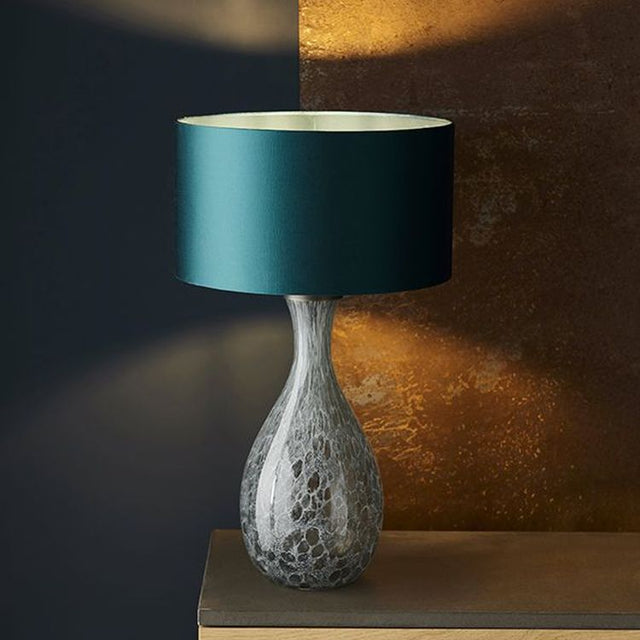 Magdalena Table Lamp (Base Only) Artisan Glass & Brushed Bronze Plate