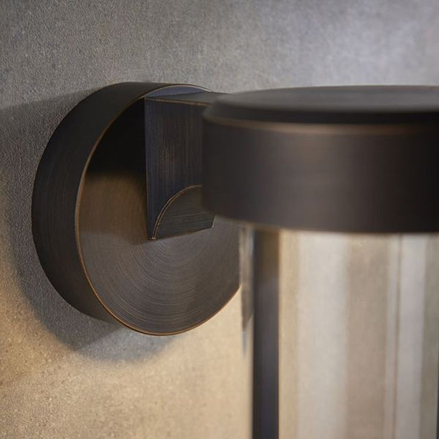 Taw LED Wall Light Brushed Bronze Finish & Clear Glass