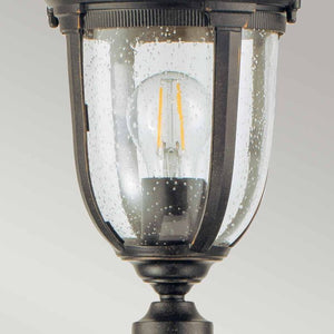 Cleveland 1 Light Small Pillar Lantern - Comet Lighting